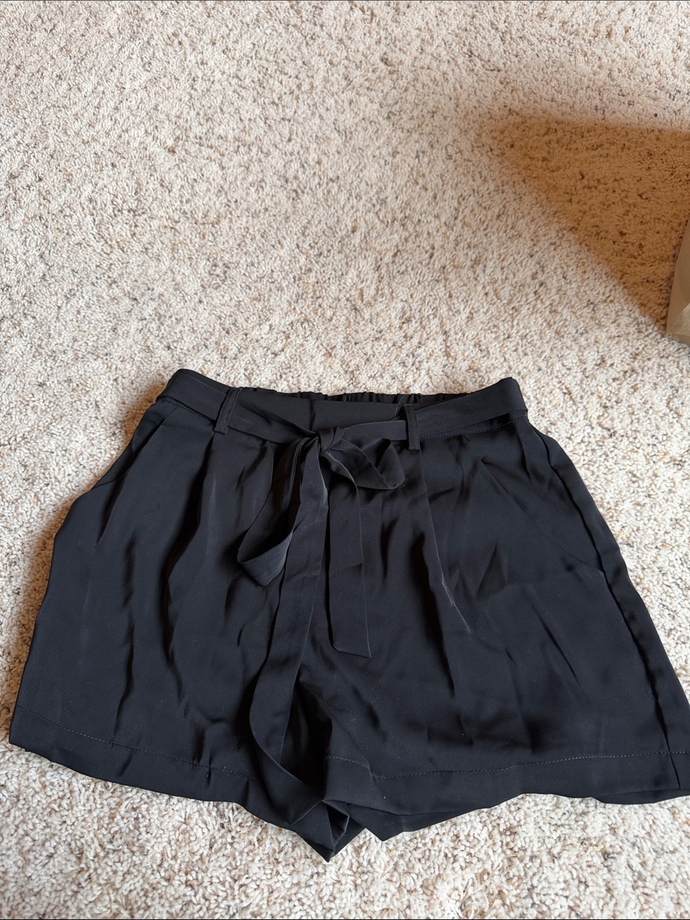 miami Black Tie-Front Women's Shorts